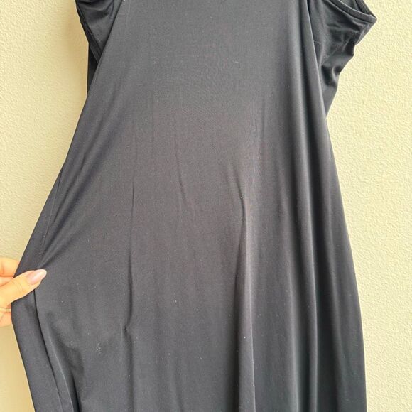 Cosabella Amore Women’s Classic Black Nightie Chemise Mini Cami Slip Dress Large - Picture 8 of 12